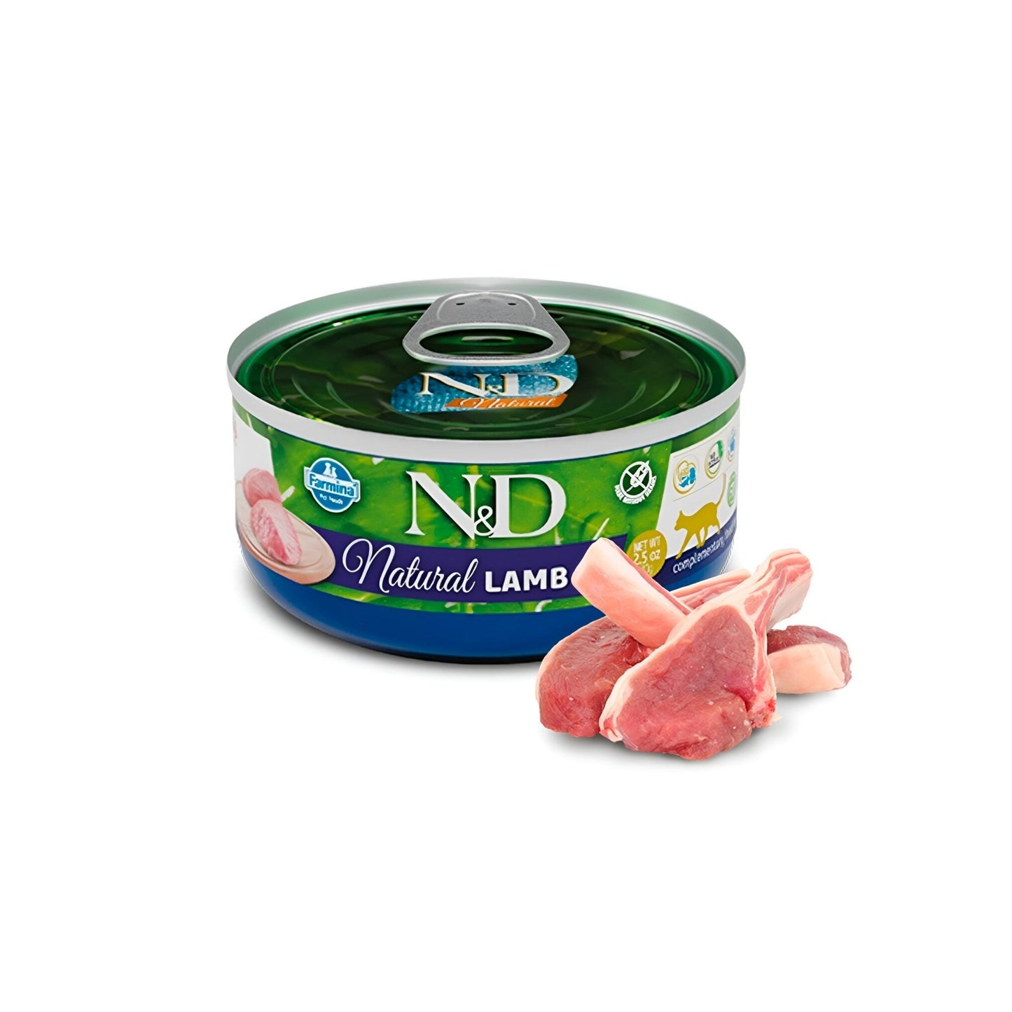 FARMINA N&D CAT FOOD NATURAL LAMB 70gX24PCS