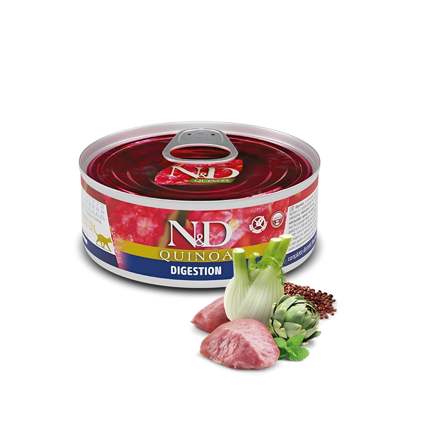 FARMINA N&D CAT QUINOA DIGESTION 80G X 24PCS