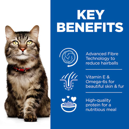 Hill’s Science Plan Hairball & Perfect Coat Adult Dry Feline Food with Chicken (3kg) 3 KG