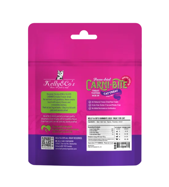 KELLY & CO'S Carni-bite Beef Cat 10g