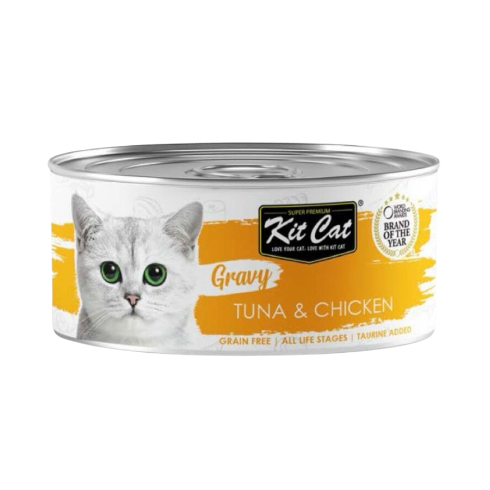 Kit Cat Gravy (Tuna & Chicken) 24 Can