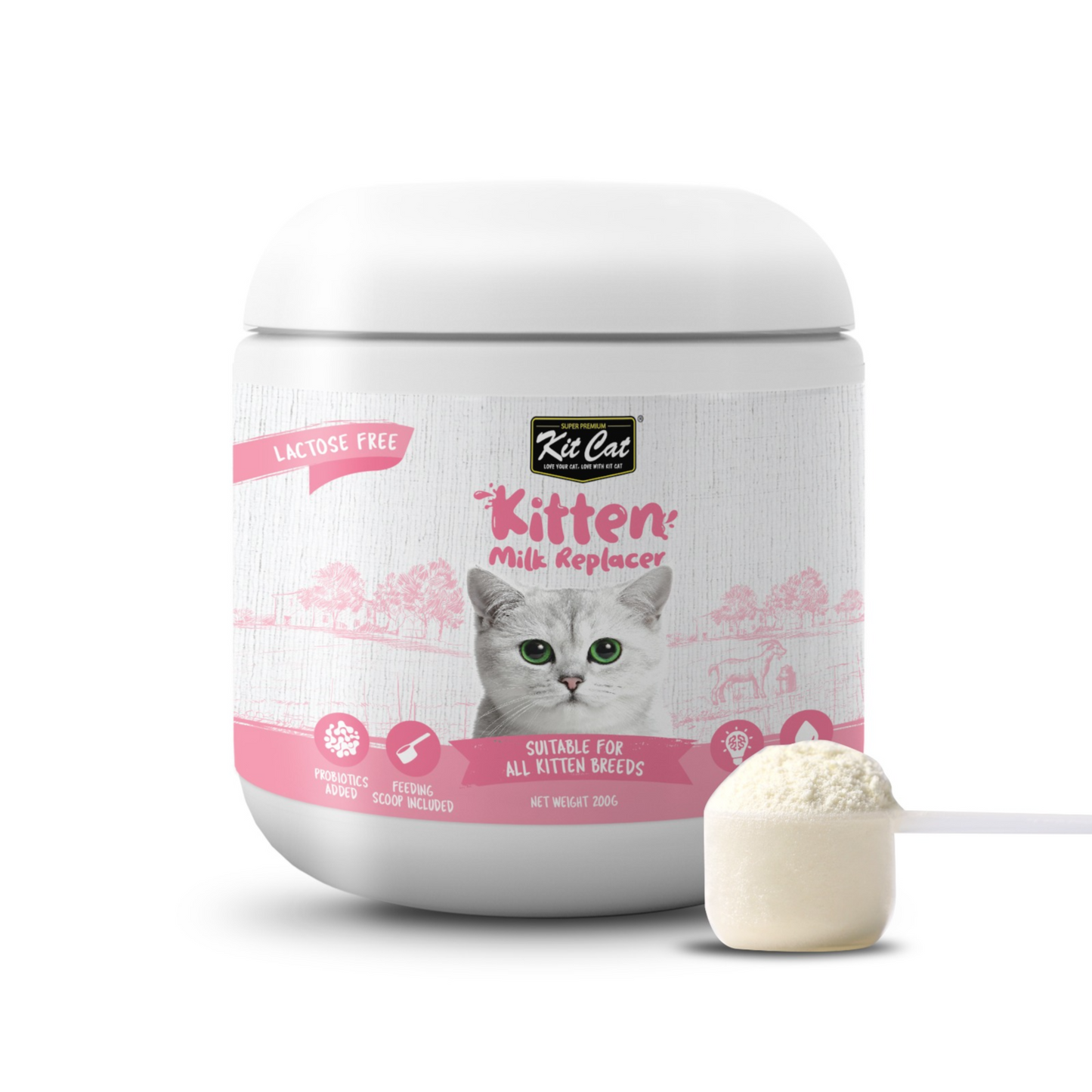 Kit Cat Milk Replacer for Kittens – 200 g