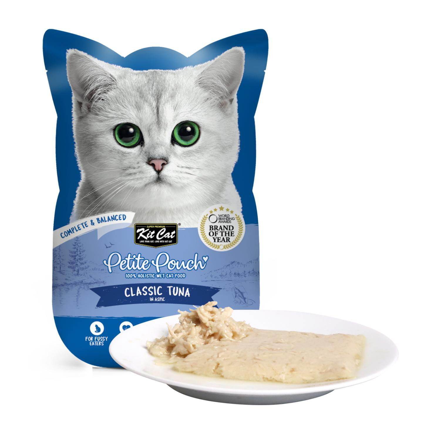 Kit Cat Petite Pouch Complete Food – Classic Tuna 70g Pouch