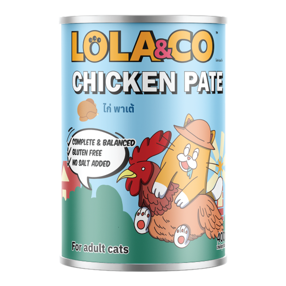 Lola & Co Chicken Pate Cat Wet Food 400g Can
