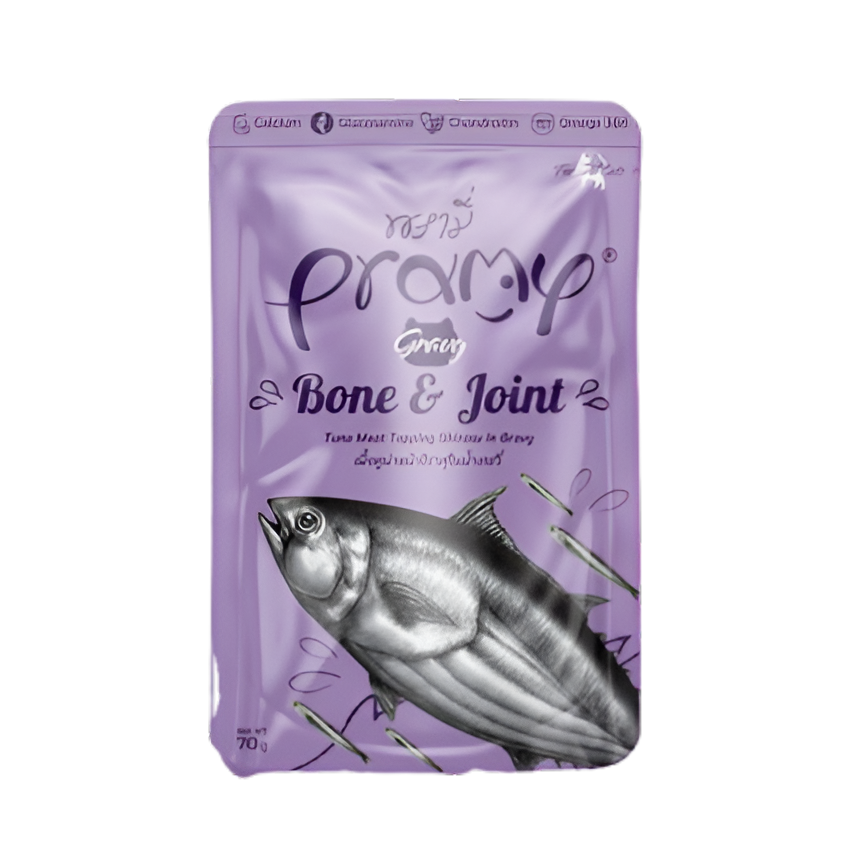 Pramy Bone & Joint Tuna topping Chicken in Shirasu Recipe 70gx12pcs
