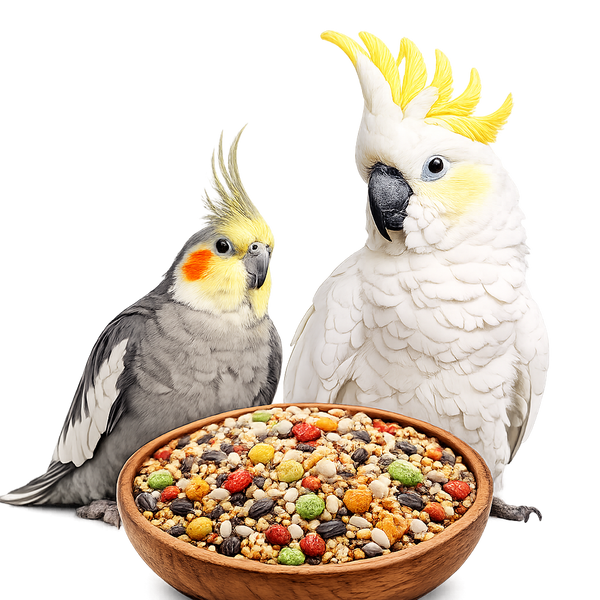 Cockatiel and Cockatoo