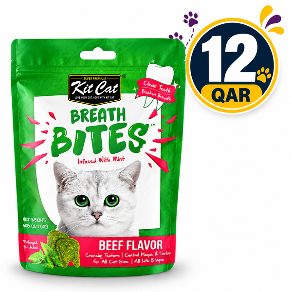 Kit Cat Breath Bites Beef 60g