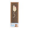 Cat Scratching Board With Mouse Toy (37×12×2cm)