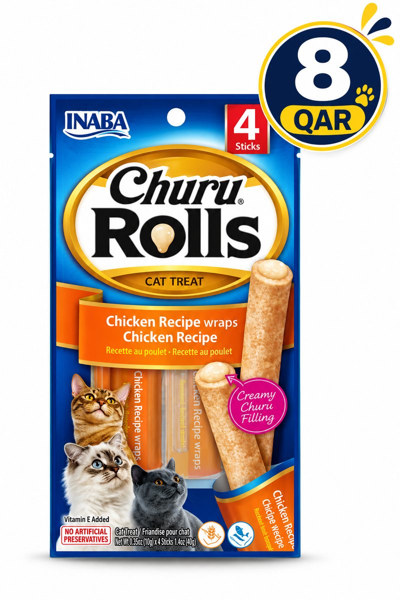 CHURU ROLLS chicken recipe wraps chicken recipe 4 sticks 40g