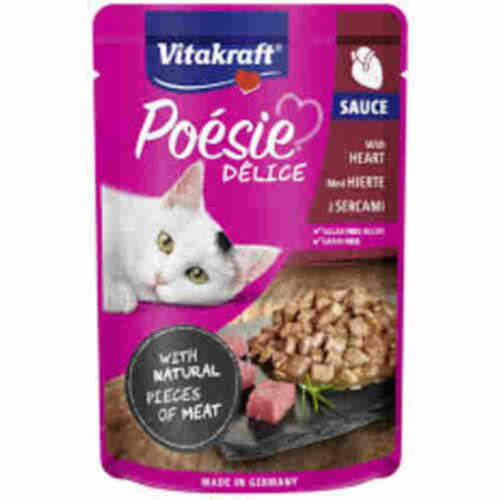 VITAKRAFT CAT WET FOOD POESIE DELICE HEART 85G