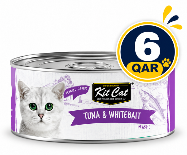 Kit Cat Deboned Tuna & Whitebait Toppers 24 Can