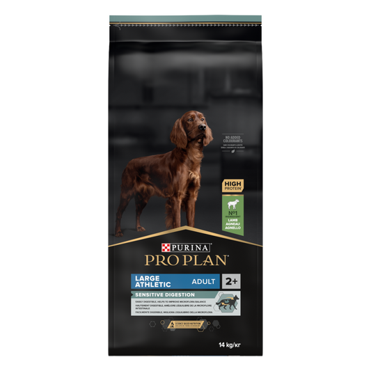 Purina Pro Plan Everyday Nutrition Large Athletic Adult Sensitive Digestion, Dry Dog food with Lamb, 14 kg