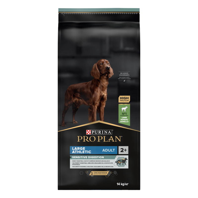 Purina Pro Plan Everyday Nutrition Large Athletic Adult Sensitive Digestion, Dry Dog food with Lamb, 14 kg