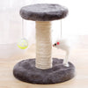 Spring double hanging cat climbing frame grey 20*18*15cm