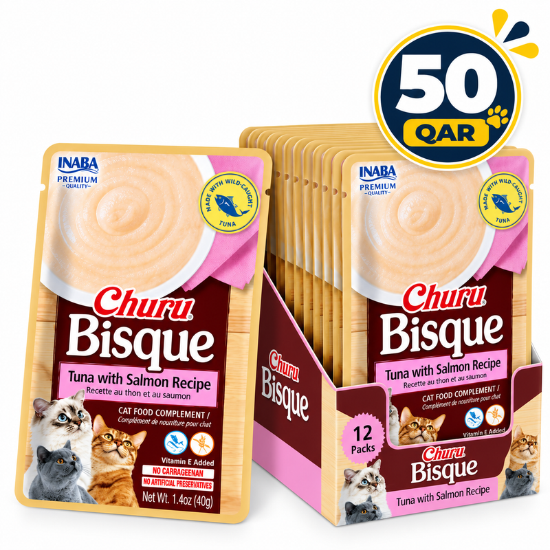 Churu Bisque Tuna with Salmon Recipe — 12x40g