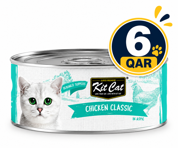 Kit Cat Deboned Chicken Classic 80g  Can