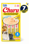 Churu Chicken with Cheese & Beef Recipe 4tubes 56g — 14gX4 Tubes