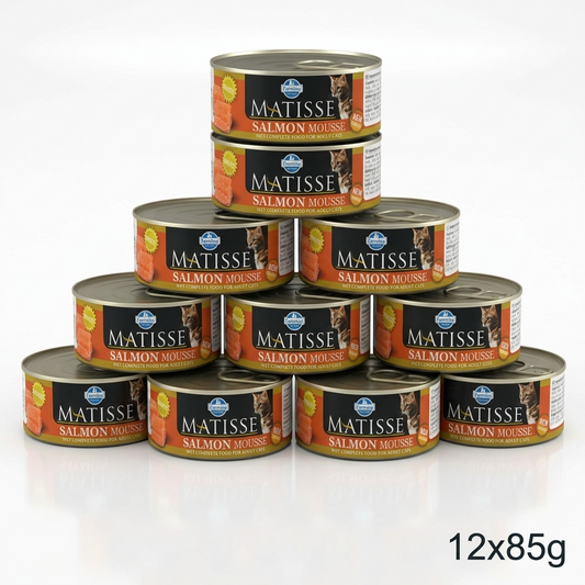 Farmina matisse salmon mouse adult cat food 85gx12