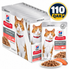 Hill’s Science Plan Sterilised Cat Adult Cat Wet Food With Salmon Pouches 85gx12