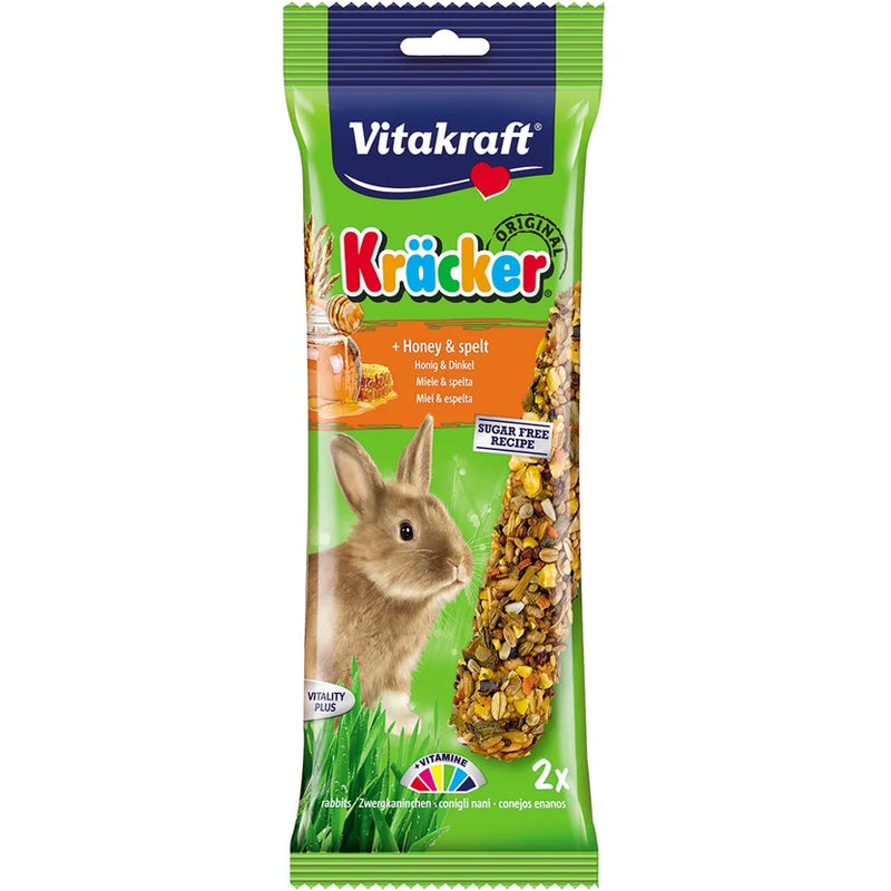 Vitakraft Cracker Rabbit Honey &amp; Spelt 112g – 2pcs