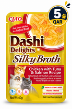 Dashi Delights Silky Broth Chicken with Tuna & Salmon Recipe 40g