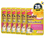 Dashi Delights Silky Broth Chicken with Salmon Recipe 40g x6 pouches
