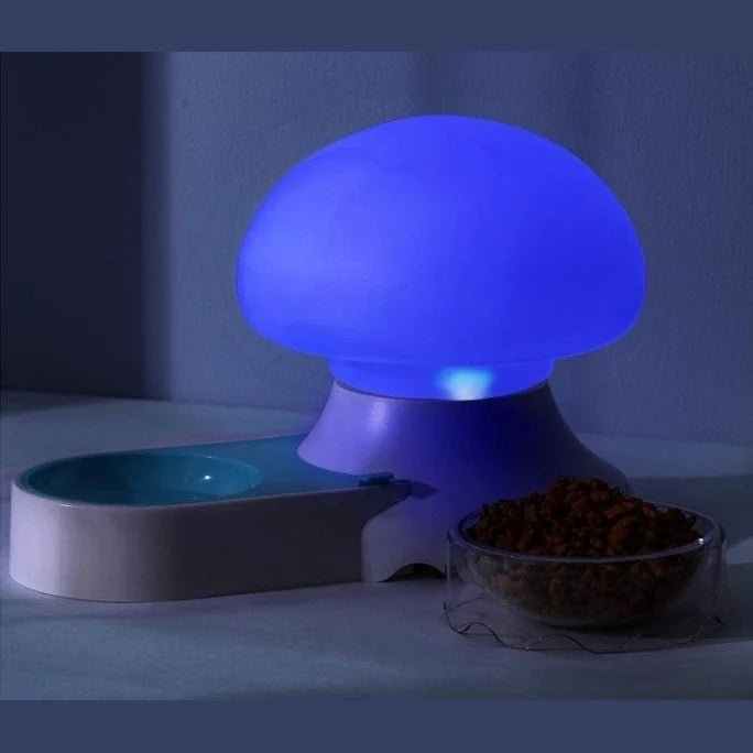Jellyfish LED Drinking  Water Feeder for Small  Pets, 304x316x200mm