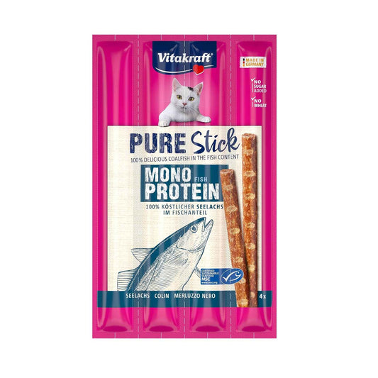 Vitakraft Cat Treat Pure Stick Coalfish 5g – 4pcs