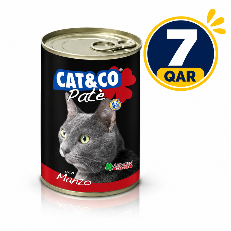 Cat & Co PATE Beef 405g Can