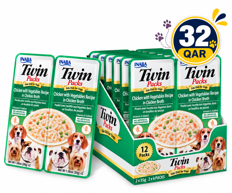 Grain-Free Chicken & Vegetable Wet Dog Food for Small Breeds 2x40g (12 Cups)