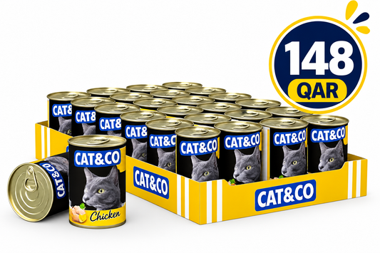 Cat&Co PATE Chicken and Turkey 24x405g Box