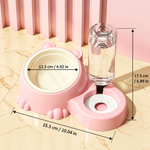 Automatic Feeder Cat Bowl with Water Dispenser, Feeding Dispenser, Drinking Feeder