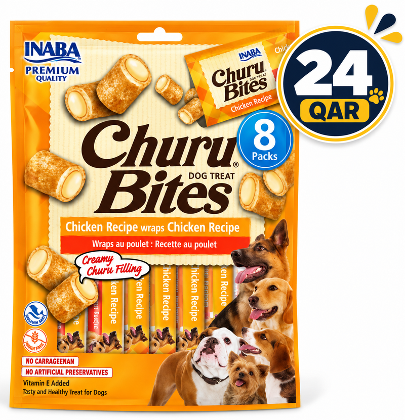 Churu Bites for Dog Chicken Recipe wraps Chicken Recipe
