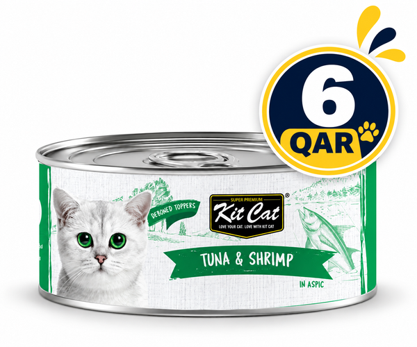 Kit Cat Deboned Tuna & Shrimp Toppers 24 Can
