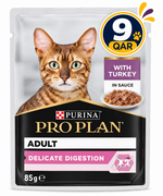 Purina Pro Plan Delicate Digestion Adult Wet Cat Food, Turkey in Gravy  85g