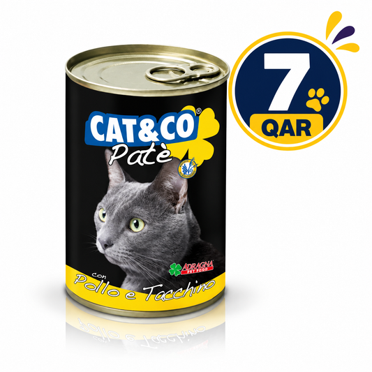 Cat & Co PATE Chicken and Turkey 405g Can