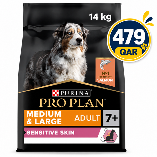 PRO PLAN SENSITIVE SKIN MEDIUM ADULT,14KG SALMON
