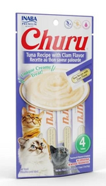 Churu Tuna Recipe With Clam Flavor 4 Sticks 56g — 56g