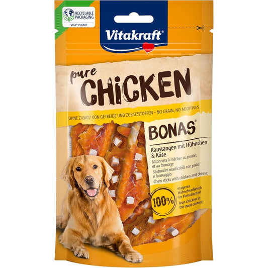 Vitakraft Dog Treat Bonas Chicken Sticks with Cheese 80g