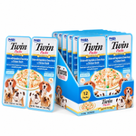 Inaba Grain-Free Chicken with Cheese & Vegetables Wet Dog Food for Small Breeds 2x40g (6 Twin Cups)