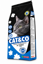 CAT & CO Adult Fish Dry Cat Food with Tuna & Omega 3 & 6 – 20kg