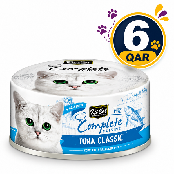 Kit Cat Complete Cuisine – Tuna Classic 70g  Can