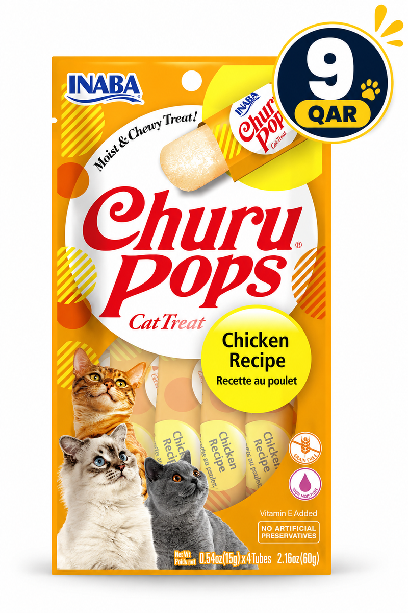 Churu Pops Chicken Recipe 15 g. x 4 pouches in 1 pack