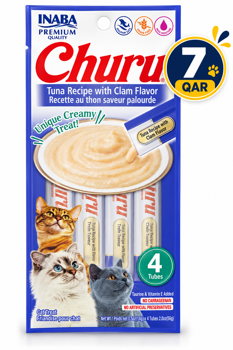 Churu Tuna Recipe With Clam Flavor 4 Sticks 56g — 56g