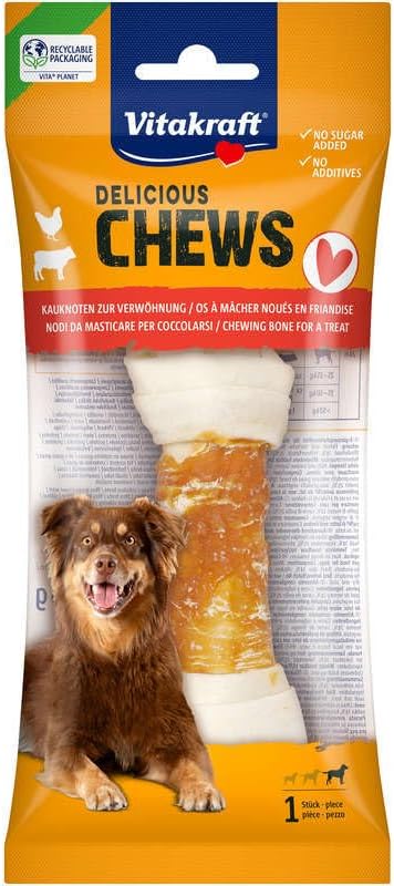 Vitakraft Dog Treat Chews Denta Bone M 16cm 95g