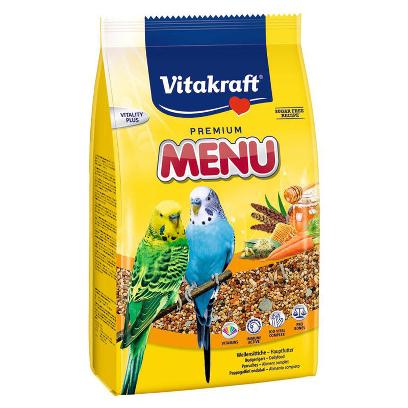 Vitakraft Budgie Food Menu + Herbs – 500 g