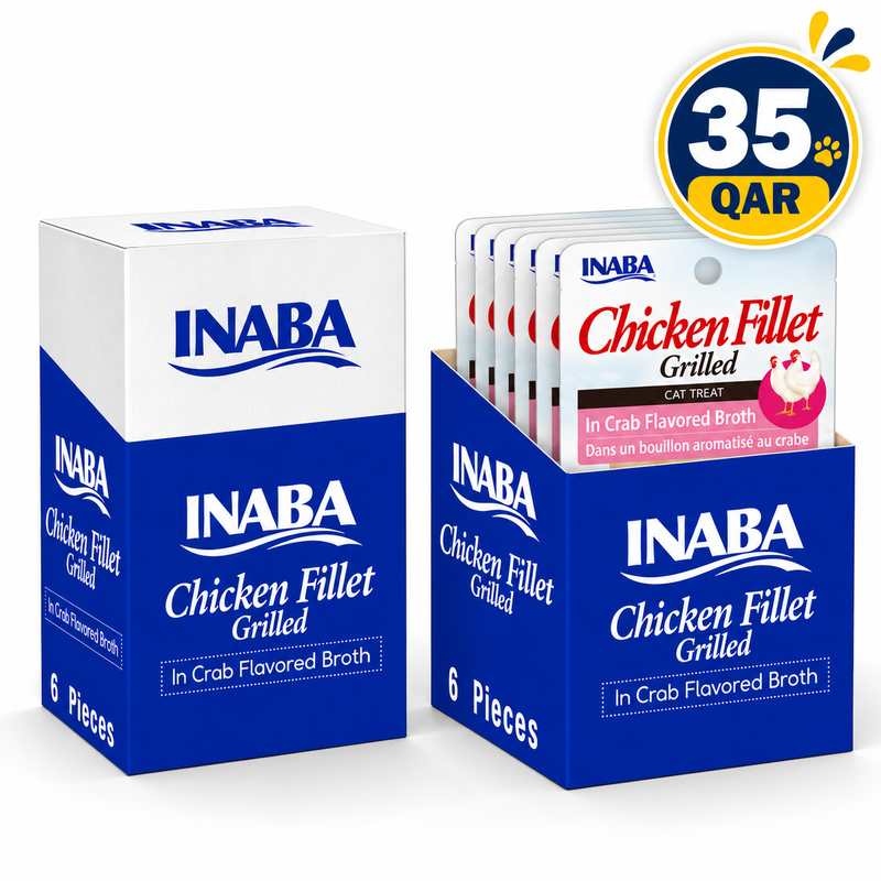 Crab Flavored Broth (INABA Grilled Chicken Fillet) 15gx6 pcs