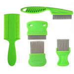 Pet Grooming Comb Set – 5 Pcs, Cat Grooming , Dog Grooming