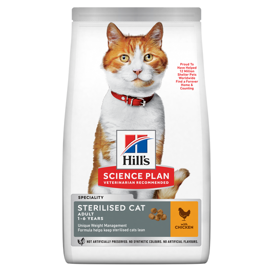 Hill’s Science Plan Sterilized Cat Adult With Chicken (300g)