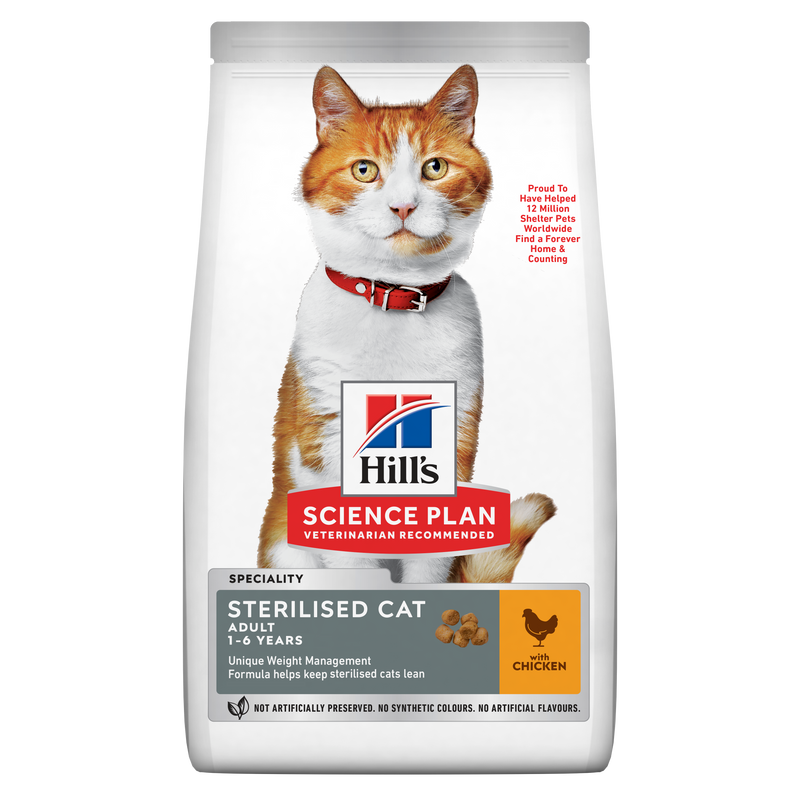 Hill’s Science Plan Sterilized Cat Adult With Chicken (300g)